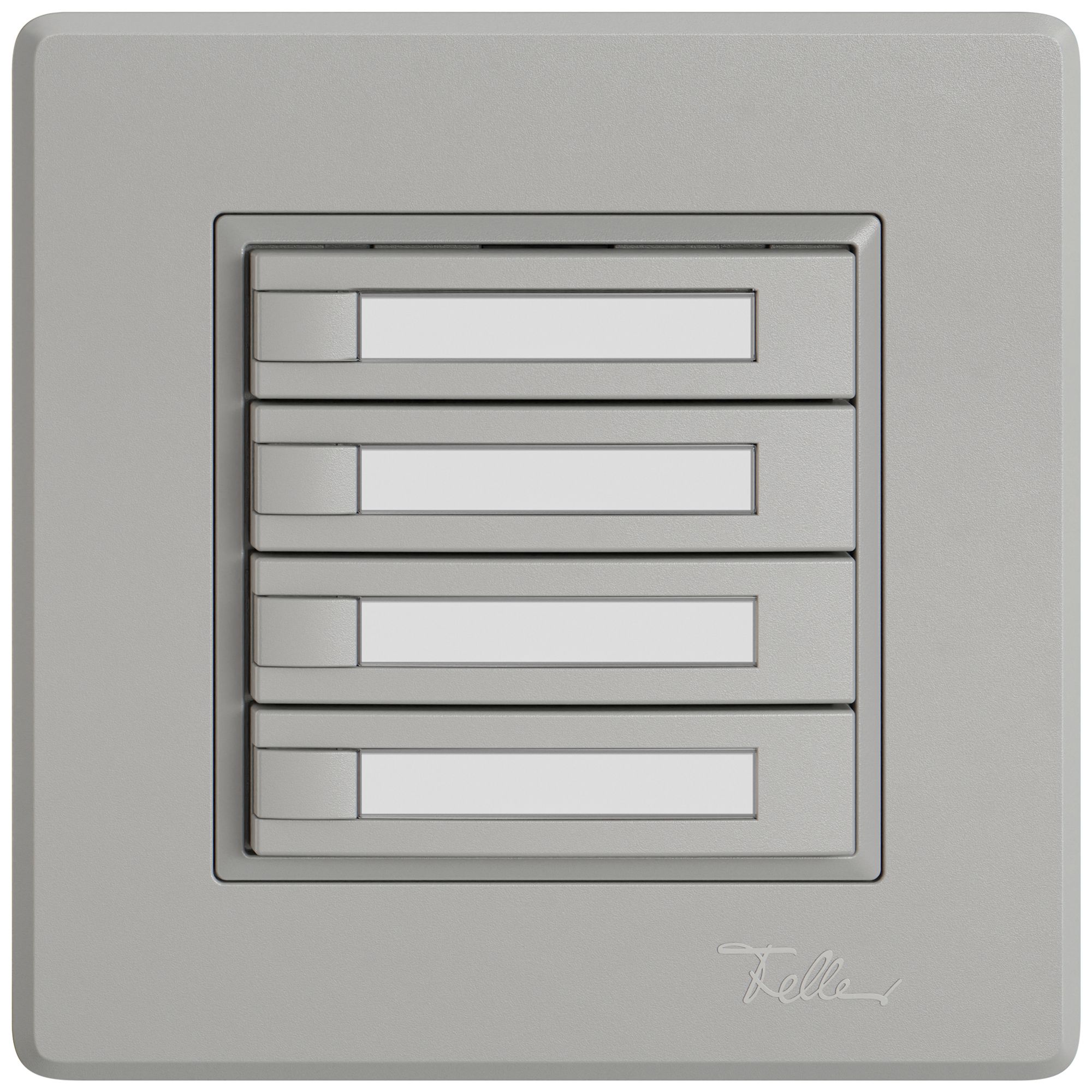 UP-Universaltaster EDIZIO.liv UNI SNAPFIX® 5…48V o.LED 4× 1-Tbed.Pap.hgu