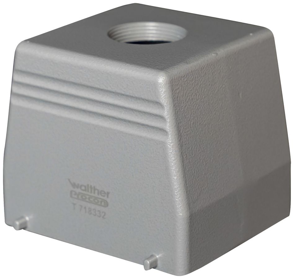 Steckergehäuse Walther PROCON T708332, Gewinde 1×M32, H=76mm, Al