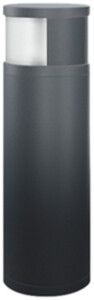 LED-Pollerleuchte ESYLUX ALVA BL, 16W 3000K Ø170×540mm IP65 opal anthrazit