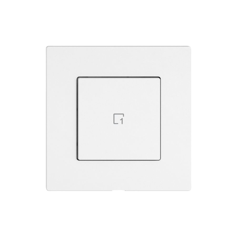 Commande pour poussoir scènes EDIZIO.liv Wiser SNAPFIX® 1 scène WLAN 1T bc