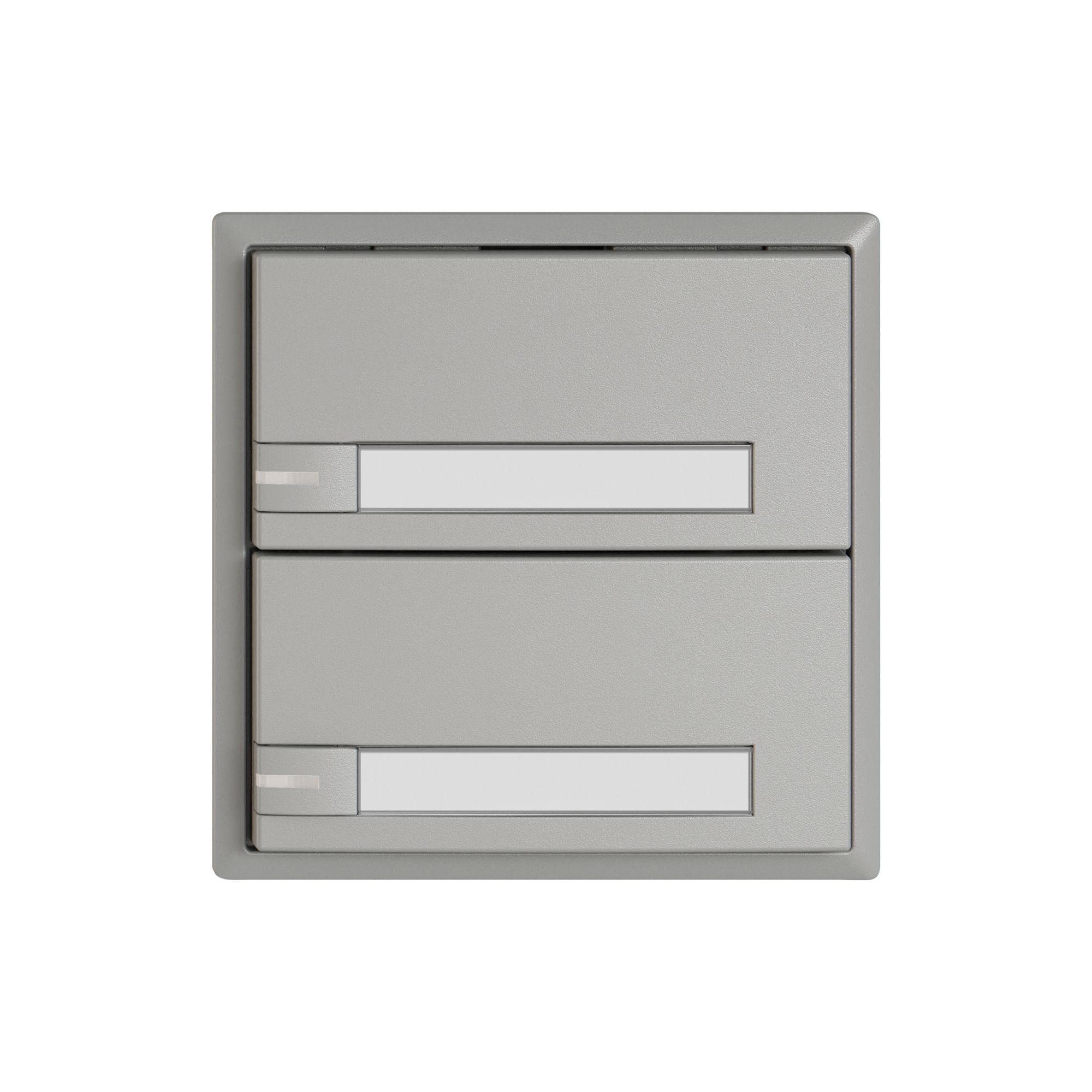 Pulsante KNX RGB EDIZIO.liv SNAPFIX® sensore temp.RGB-LED targ.2× com.1T grc