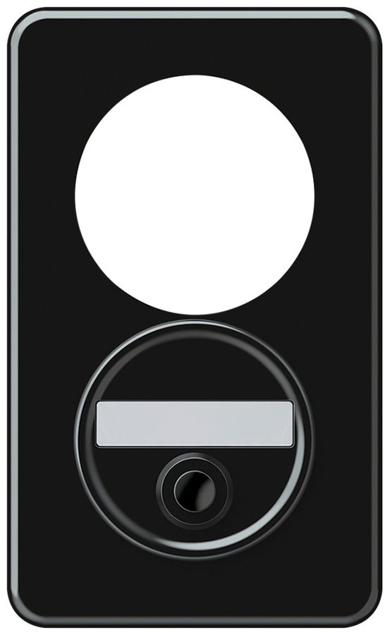 UP-Kombination origin Ø58mm + Sonnerie 88×148mm schwarz