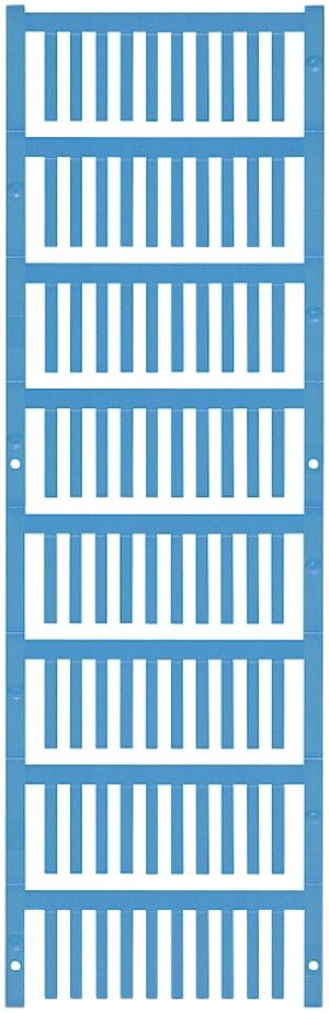 Marqueur de conducteur Weidmüller MultiCard SF p.Ø1.7…2.1mm 21×3.2mm PA66 bleu