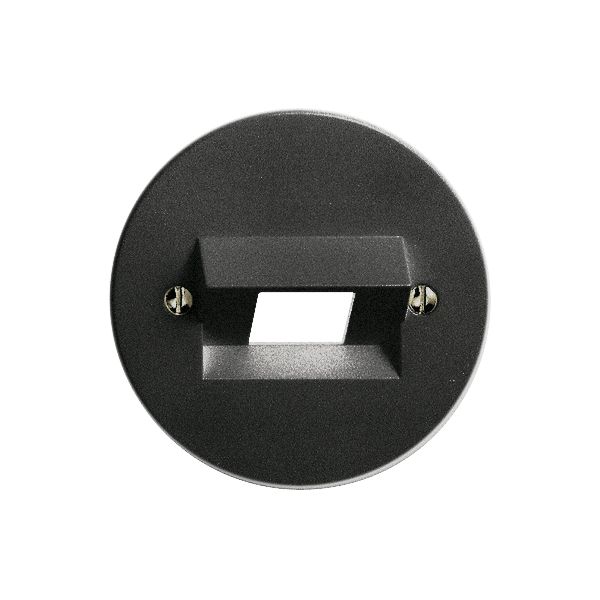 Disco frontale FH 1×RJ45 nero ITplus 58mm