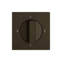 Montageset EDIZIO.liv SNAPFIX® f.Drehschalter m.Griff 2-1-2-1 br