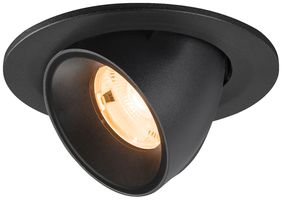 LED-Downlight SLV NUMINOS GIMBLE S 6.7W 1000lm 2700K NB DALI Ø100×70 schwarz