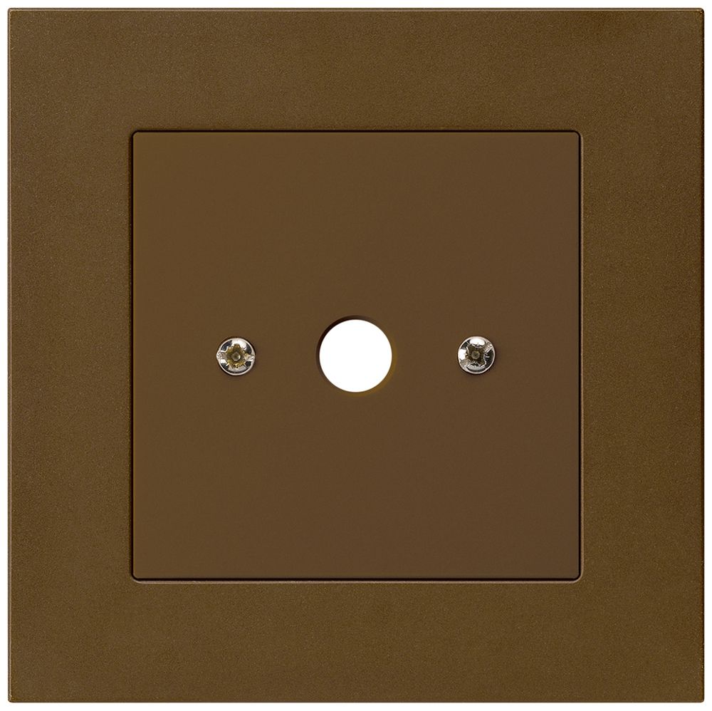 Boîte de raccordement ENC kallysto.pro brun Ø9mm sans bornier