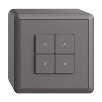 Interrupteur stores AP 2K/4T Edue Wiser gris foncé