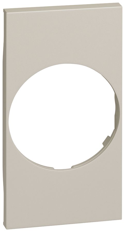 Abdeckung Living Now 2 Module für Schuko-Steckdose sand