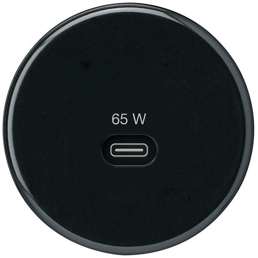 Prise de charge USB Hager basico type C 65W 3250mA noir