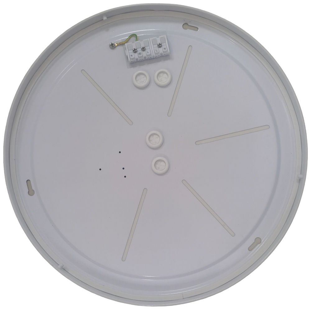 LED-Decken-/Wandleuchte DOTLUX LUNA 1×15W Ø380×115mm weiss