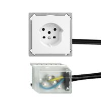 Prise INC EDIZIOdue T15 blanc pour câble plat powerbus