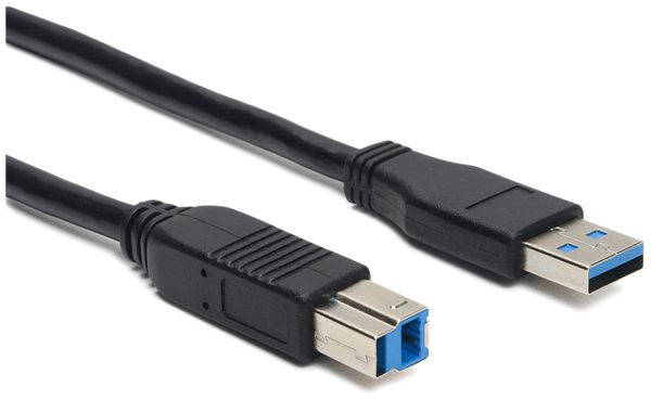 USB-Kabel Ceconet USB-A/USB-B (USB 3.0) 5Gbit/s schwarz 5m