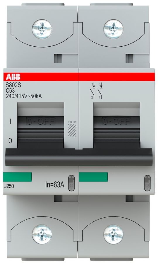 Leitungsschutzschalter ABB S802S-C 63A 50kA