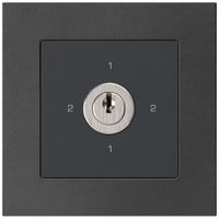 Interruttore rotativo INC kallysto.pro 3/1L nero con serratura Kaba 8