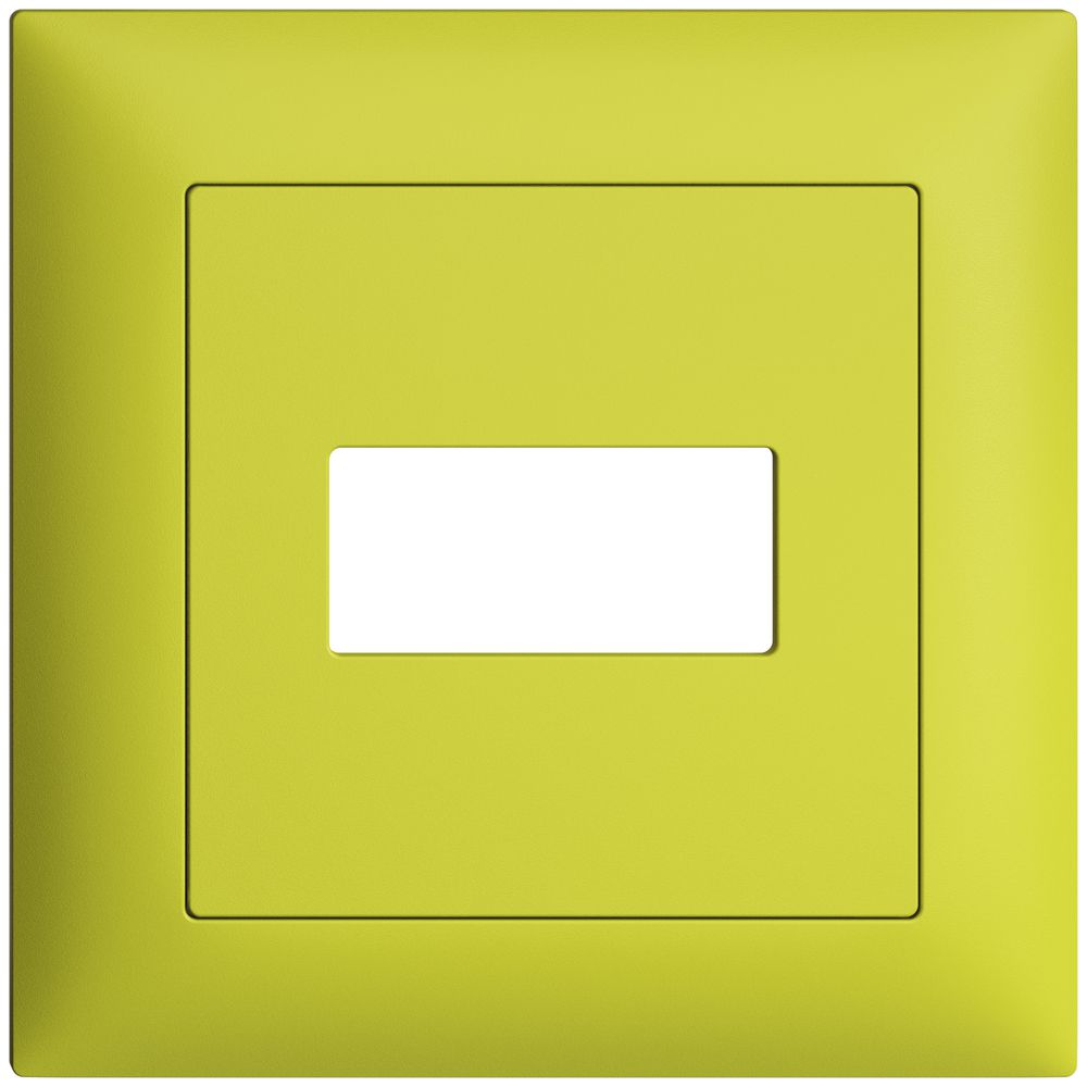 Frontset EDIZIOdue FMI für Bewegungsmelder pirios 180 R eco, lemon