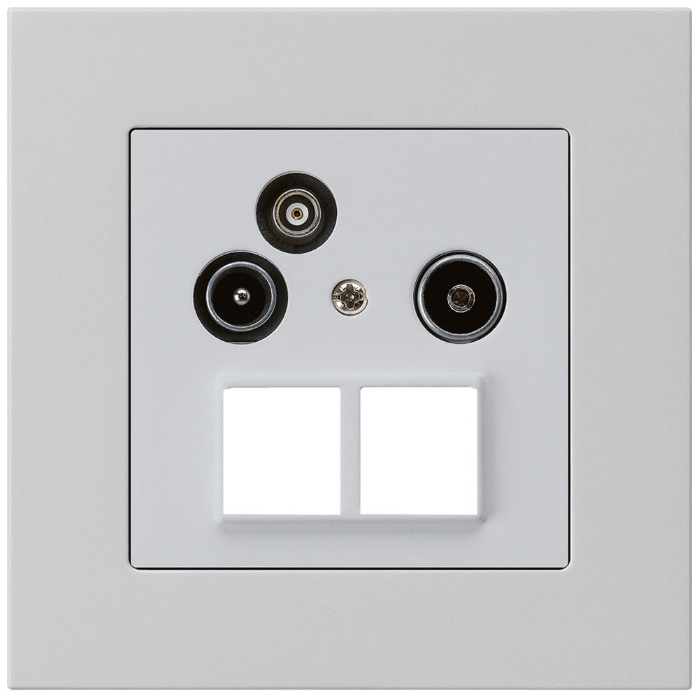 UP-Antennendose R/TV-Daten HMS kallysto.pro 19dB hellgrau