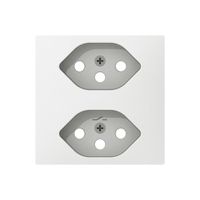 Frontplatte Sidus ZE z. Steckdose 2×T13S weiss