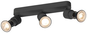 Spot SLV PURI 2.0 Basic CW GU10 3×6W DIM 258×42×96mm schwarz