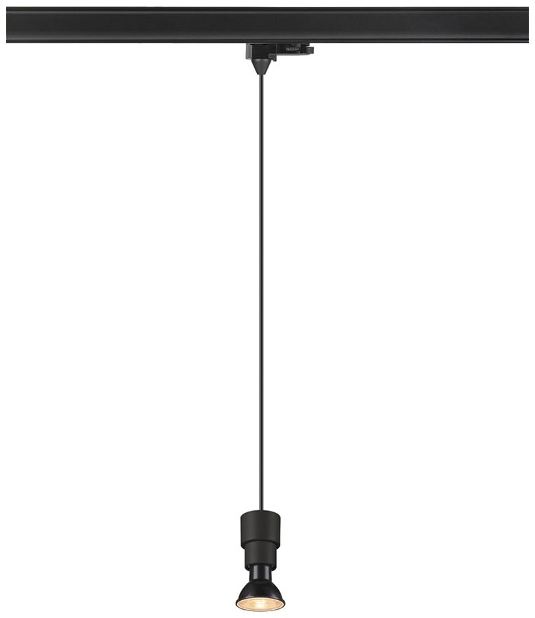 Luminaire suspendu SLV PURI 2.0 Basic AD3PH GU10 1×6W VAR Ø41mm noir