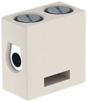 Borne de raccordement Bettermann 1P 10mm² 57A 250V gris