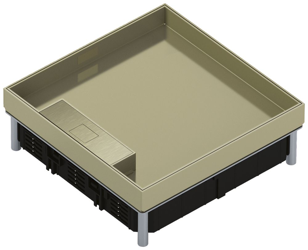 Messingkassette Hager Q12 LE 10 32×244mm Messing