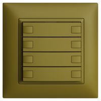 Poussoir KNX RGB ENC EDUE FMI, 250mW, s.LED, 4×poussoir, comm.2×touches, ov