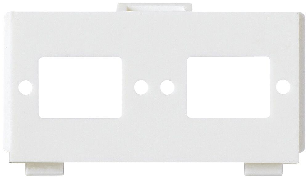 Modulo multimedia M3 FO vuoto per 2×SC2×LC bianco