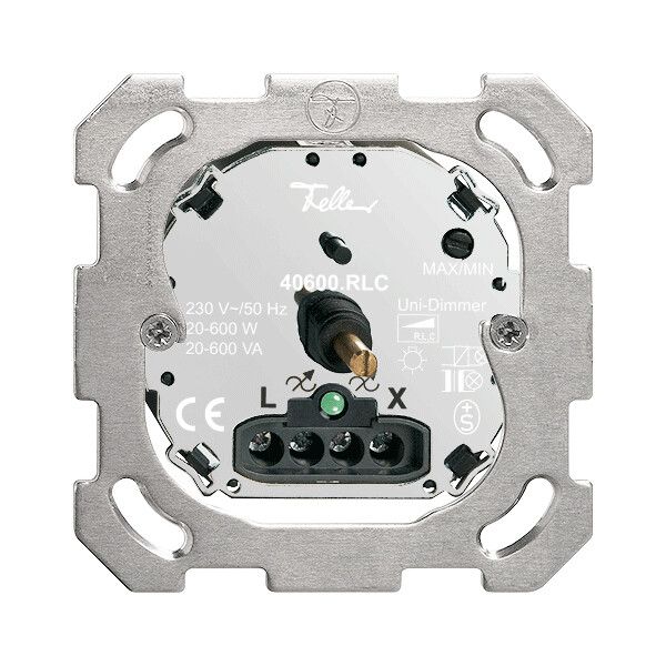 Einsatz Drehdimmer FH 20…600W Universal, beleuchtbar LED grün
