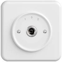 UP-Schlüsselschalter STANDARDdue 1P Vierkant/Dreieck 20A 690V 1-0-2 Rückzug ws