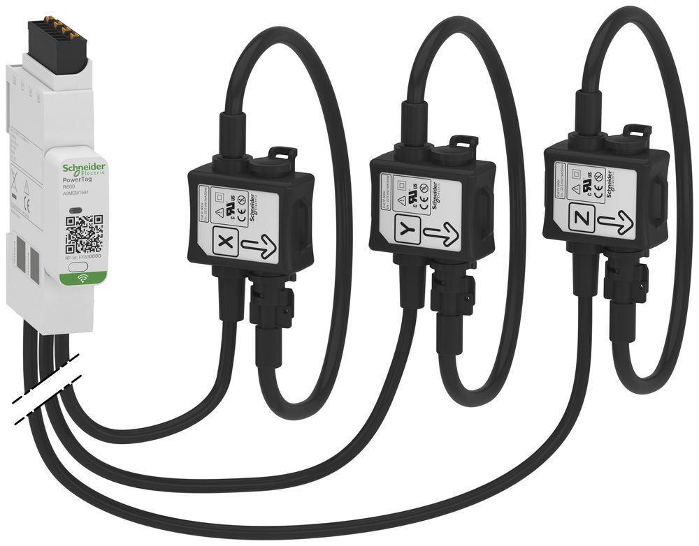 REG-Energiesensor Schneider Electric PowerTag R drahtlos 3P/3P+N max.600A
