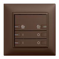 Set frontale INC EDIZIOdue zepAIR ON/OFF 2C con desig.c.LED coffee