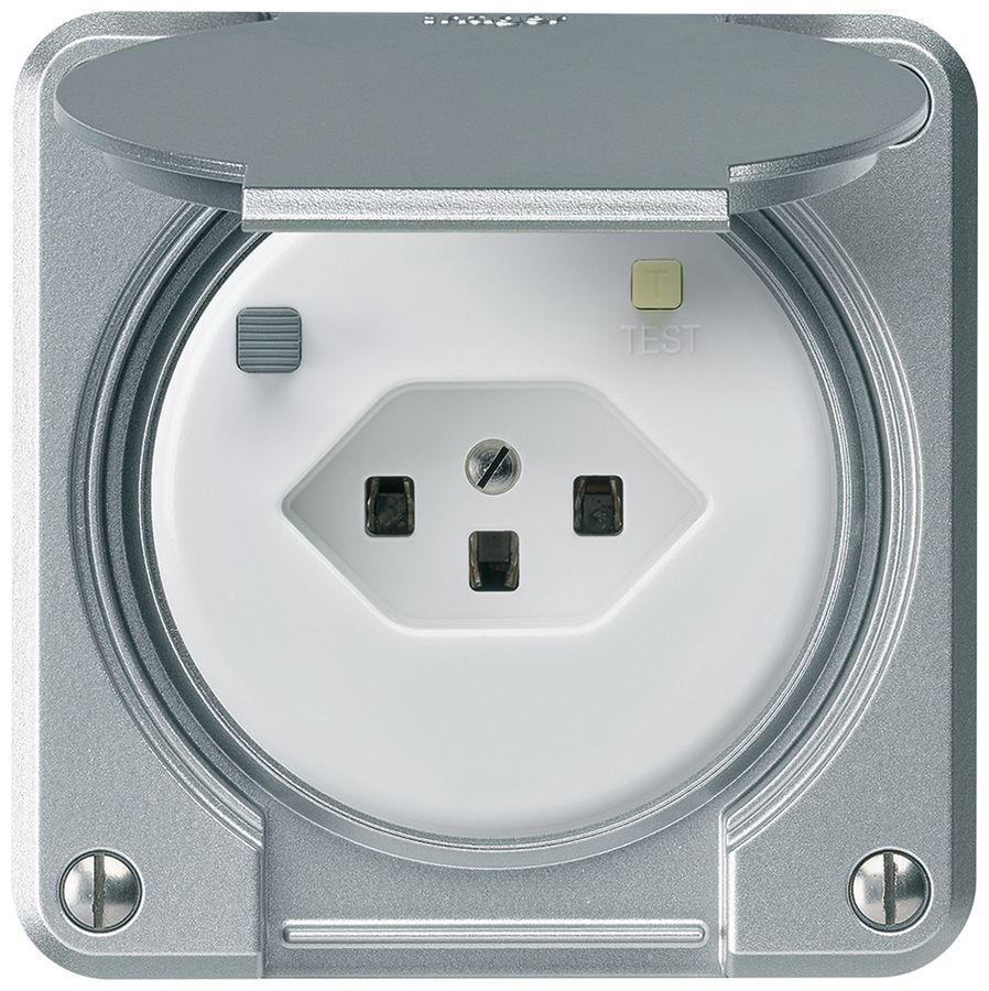 Prise FI ENC robusto C T23 30mA aluminium