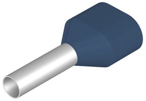 Capocorda doppio Weidmüller H isolato 2×2.5mm² 10mm blu DIN borsa multipla