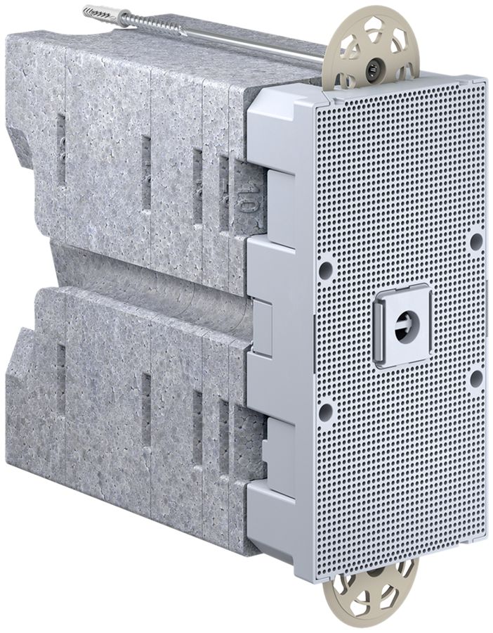 Supporto per apparecchi AGRO con placca d.montaggio p.facciate isolate 160…240mm