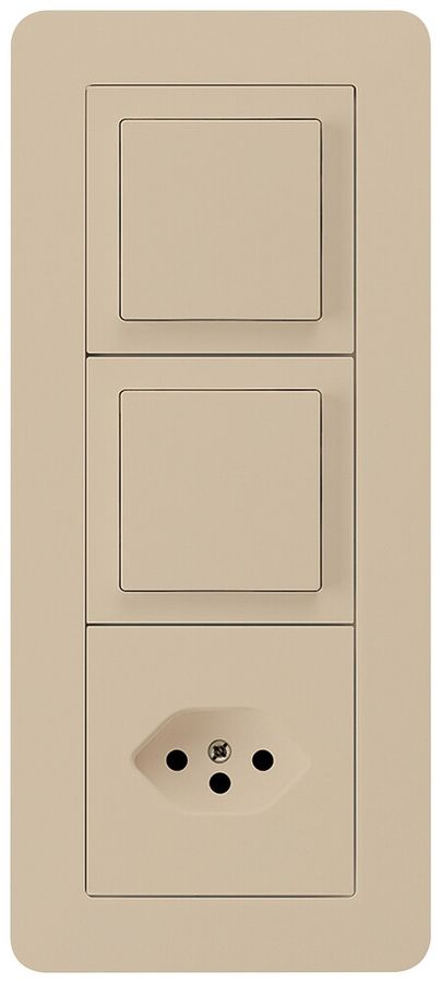 Combinaison ENC kallysto.trend grd.I-I-I verticale 2×interr.S3+type 13 beige