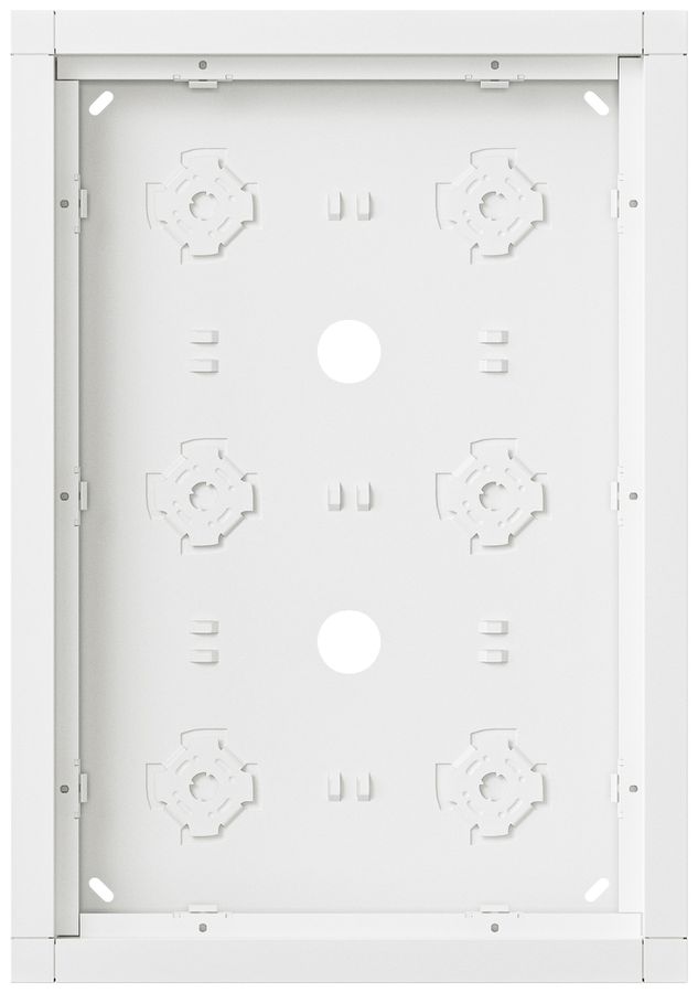 Boîtier AP Siedle 6× 232×332×36.5mm blanc
