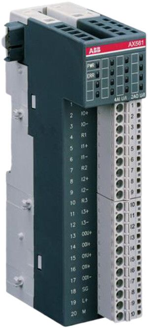 SPS-Erweiterungsmodul ABB BCM/S 6.5.5.1, analoges Ein-/Ausgangsmodul 4/2-Kanal