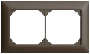 UP-Kopfzeile EDIZIOdue SNAPFIX® 1×2 horizontal 148×88mm umbra