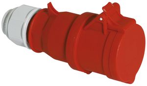 Prise mobile CEE Bals 16A 3P 400V 9h IP44 Ni QC