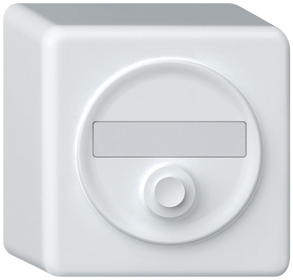 Poussoir de sonnerie AP origin 86×86mm Ø58mm blanc
