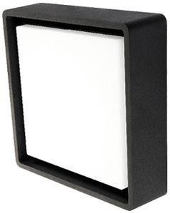 LED-Decken-/Wandleuchte SG Frame Square 7W 630lm 830 IP66 DIM 240×240 schwarz
