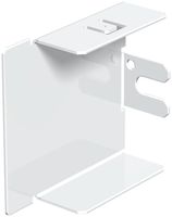 Abschlussplatte Bettermann LKM 40×40mm verzinkt reinweiss