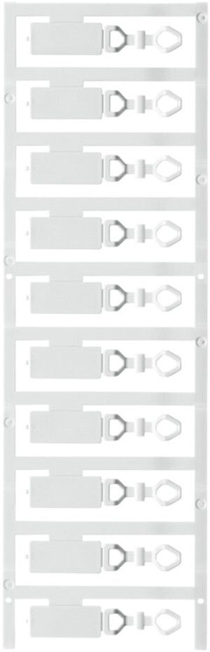 Marcatore per apparecchi WM MultiCard DMC 1.5…7.5mm 30m 12×27mm 30m PA66 bianco