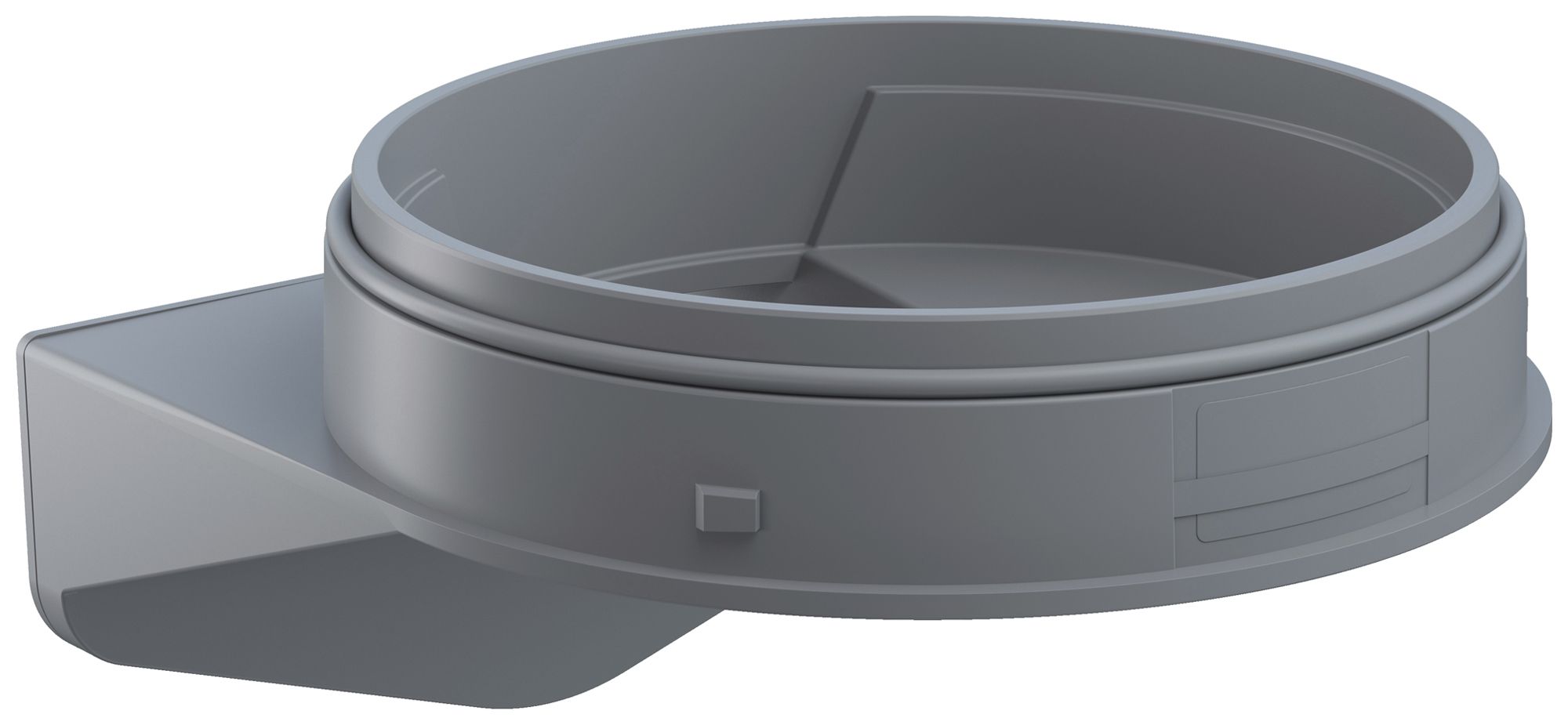 Winkel WERMA Maxi, für Signalsäule, grau