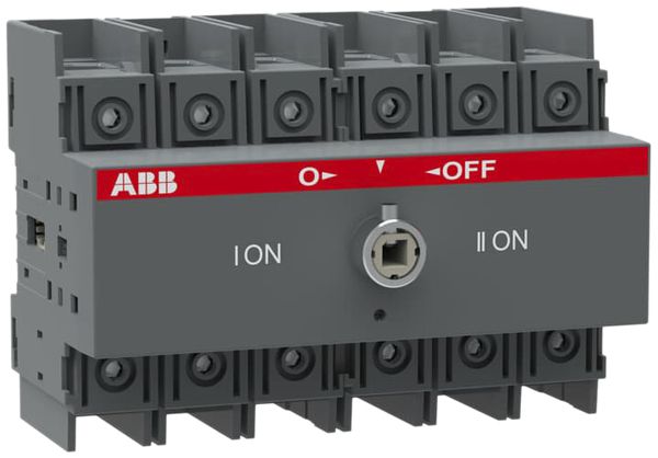 Commutateur de charge AMD ABB OT100F3C, 3P 100A/690V, commutation ouverte I-O-II