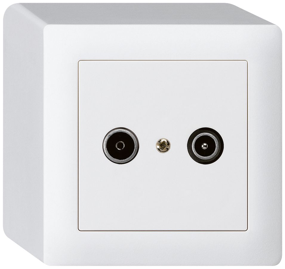 Prise antenne AP kallysto R/TV 23dB 2GHz blanc