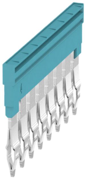 Connessione trasversale Weidmüller ZQV 4N/8 inserito 8L 6.1mm isolato 32A blu