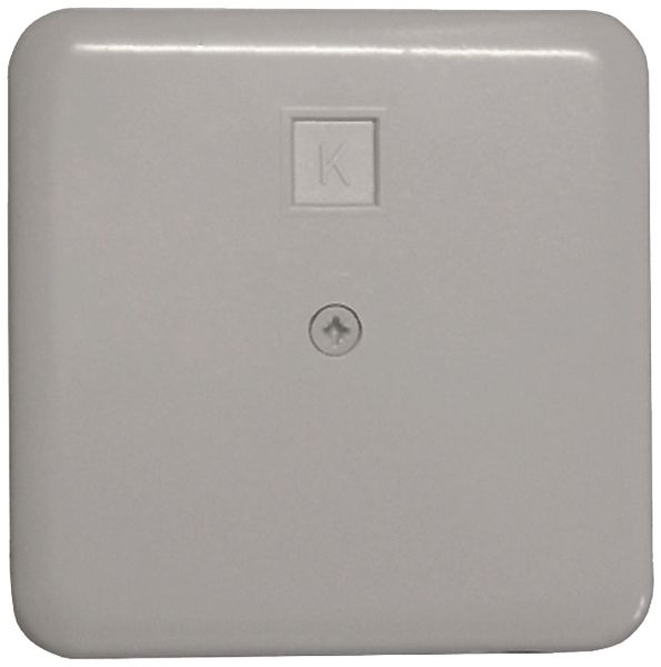 Couvercle à vis Woodtli 115×115mm blanc