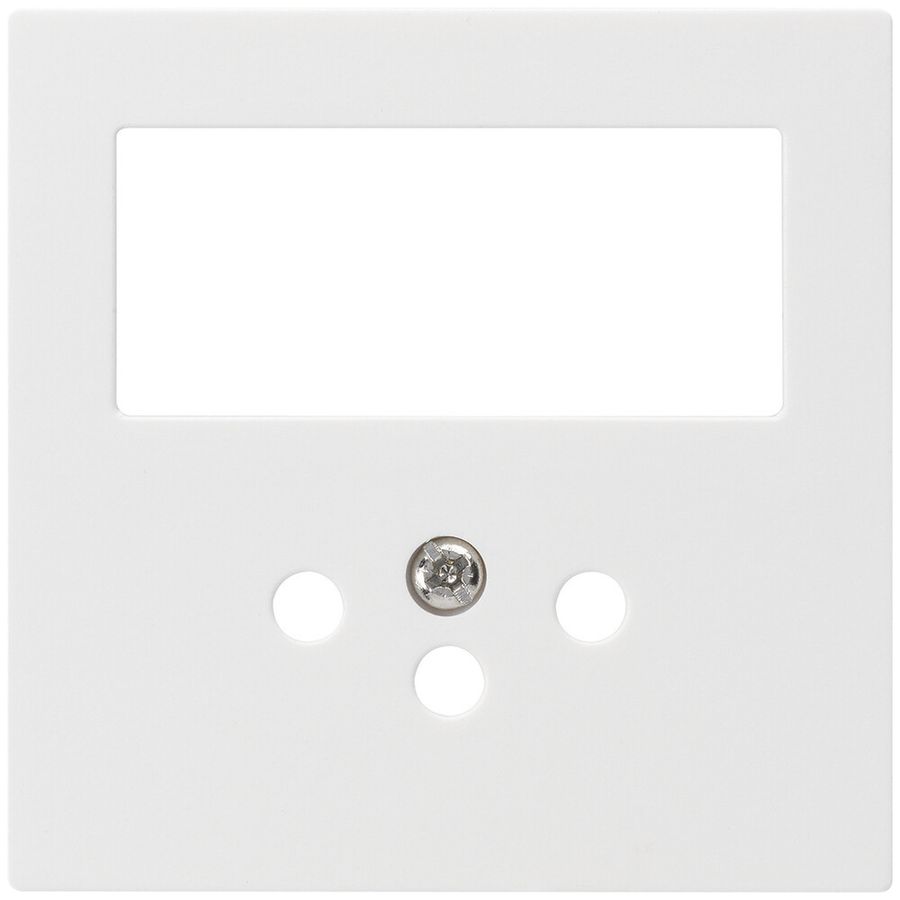 Frontplatte kallysto 60×60mm weiss für Kleinkombi Schalter+T12